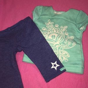 American girl doll shirt and pants